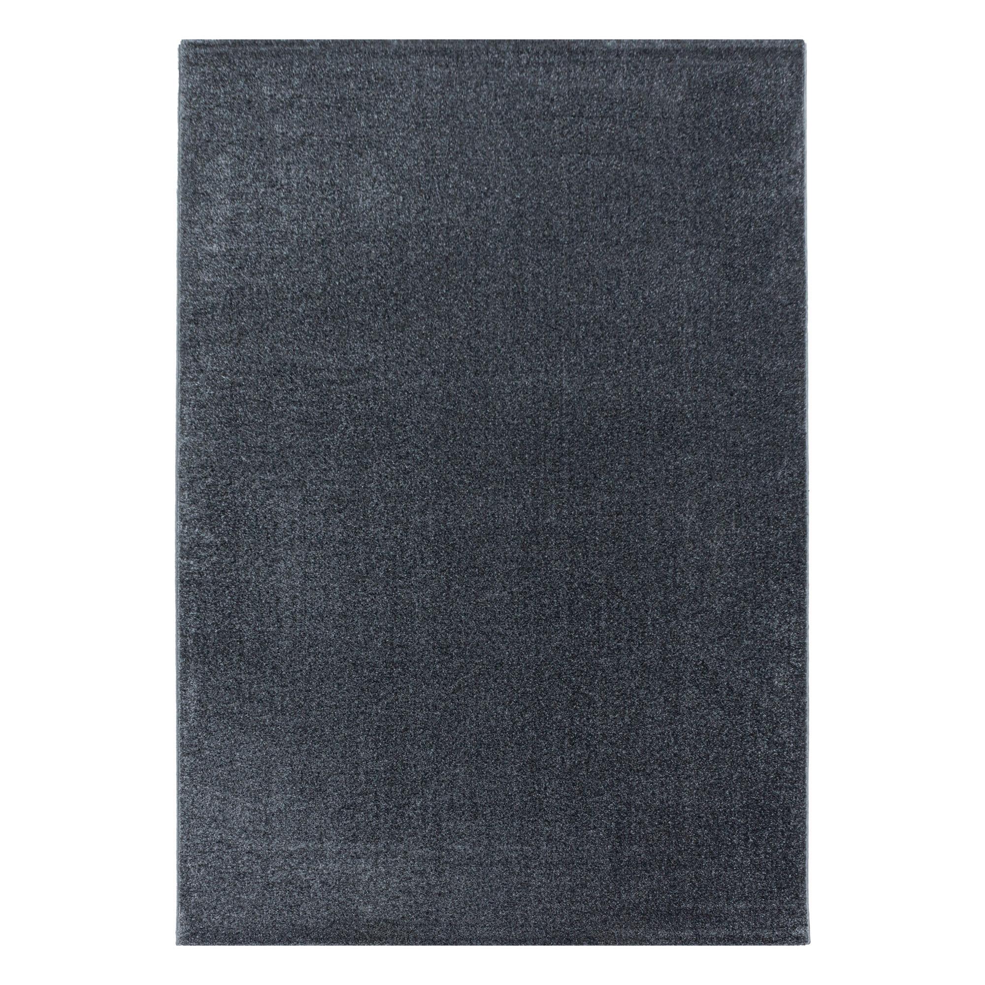 Teppich Läufer Grau Rio 80x250 cm - Grau, Basics, Textil (80/250cm)