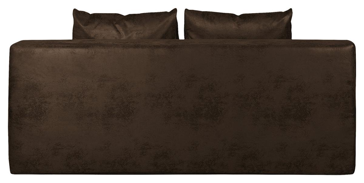 Schlafsofa Dingo, Dunkelbraun B: 202 cm - Dunkelbraun, Design, Textil (202/85/110cm) - MID.YOU