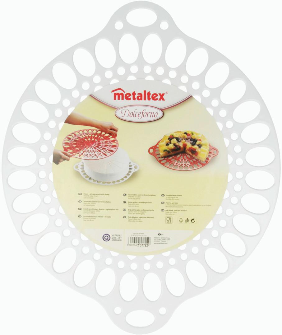 Tortarács Dolceforno - műanyag (32/32/0,12cm) - Metaltex