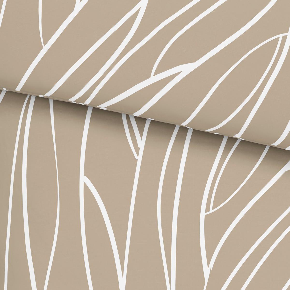 POSTEĽNÁ BIELIZEŇ JULIANE XXL - svetlohnedá, Konventionell, textil (200/220cm) - Mömax