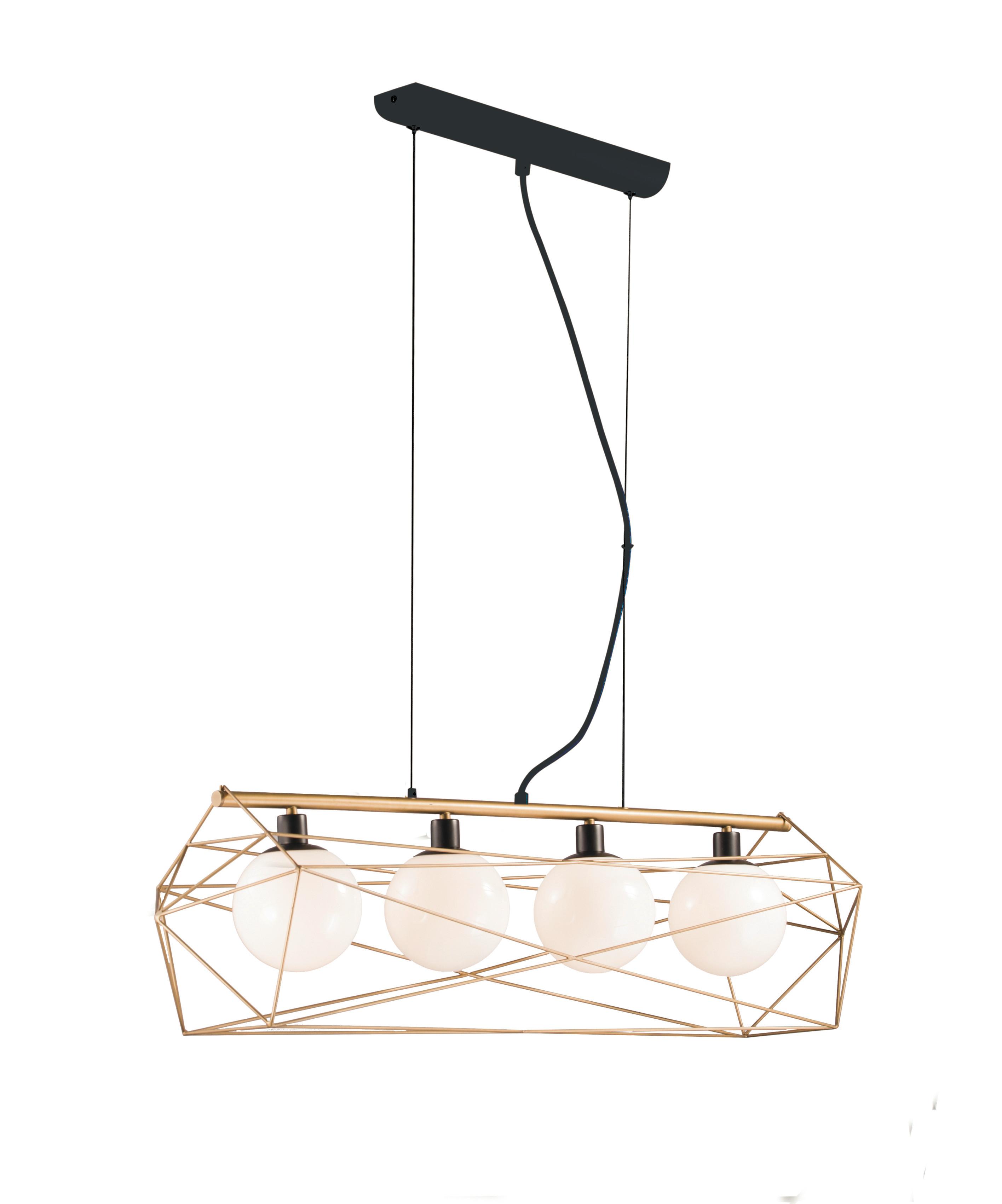 Hängeleuchte Abraxas H: 150 cm 4-Flammig