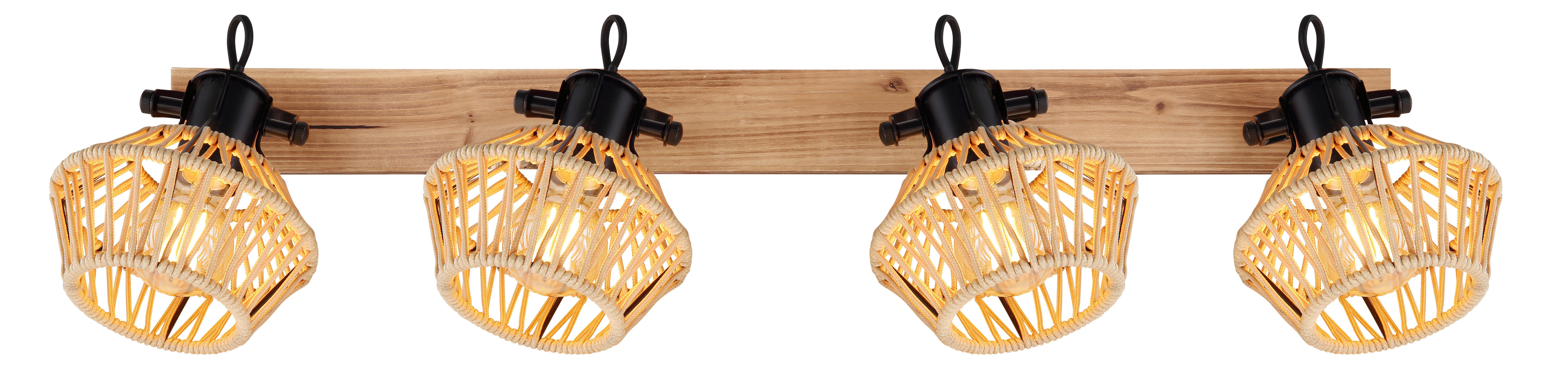 Strahler 54043-4 - Dunkelbraun/Schwarz, Natur, Naturmaterialien/Metall (80/16/25cm) - Globo