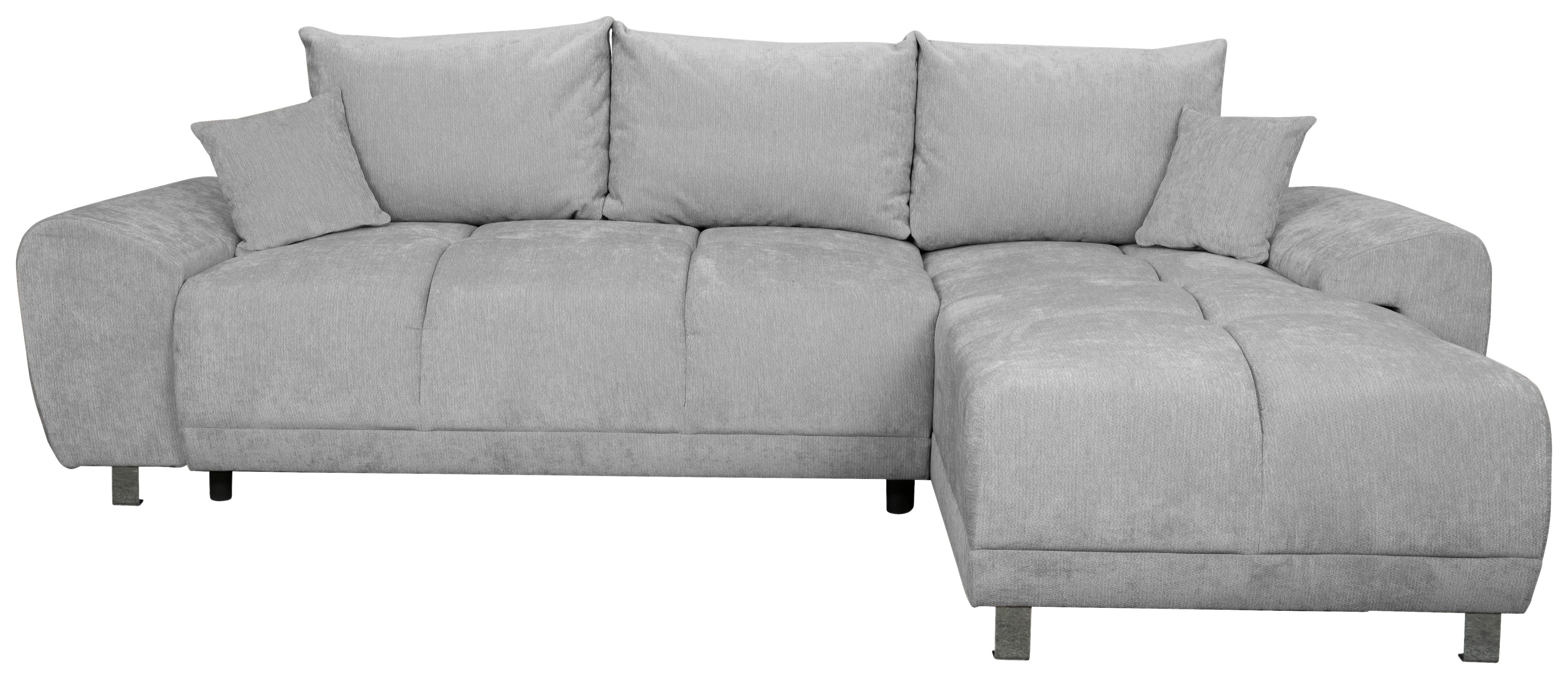 ECKSCHLAFSOFA Ramon, Hellgrau S: 296x182 cm