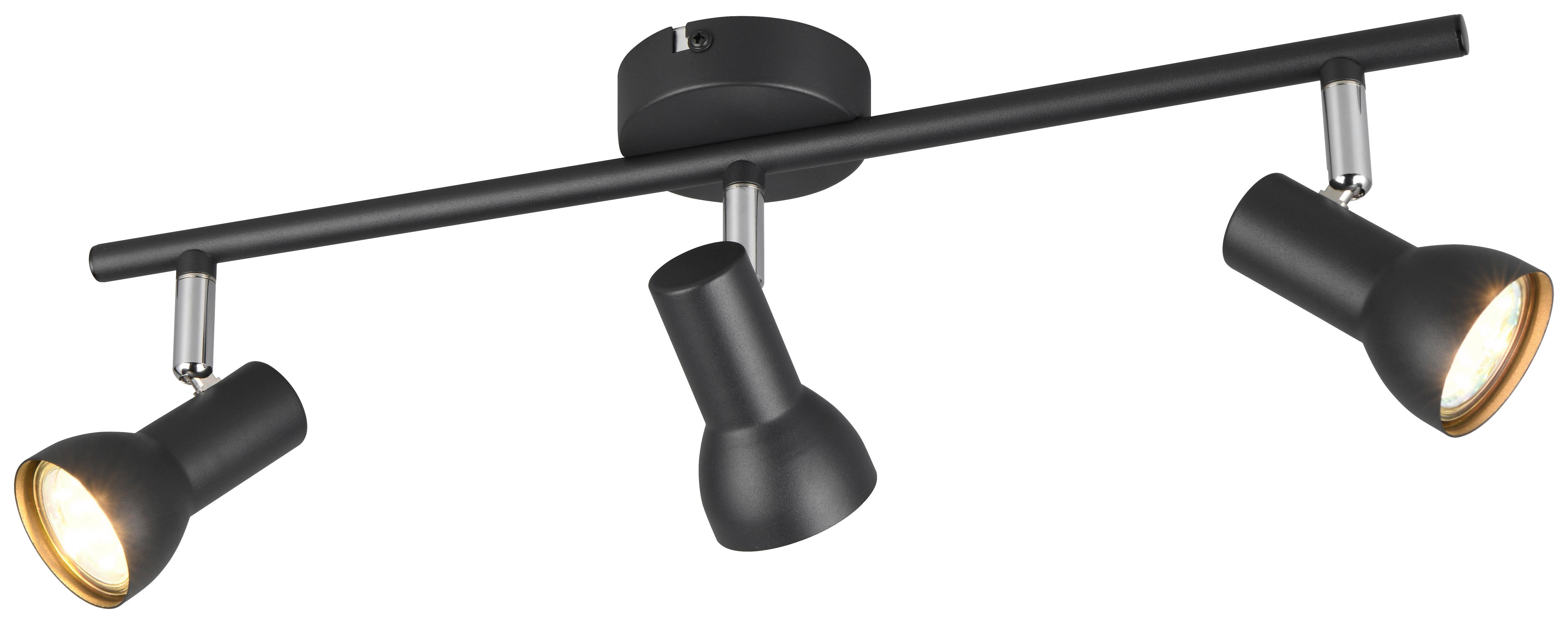 Strahler SALI - Schwarz, MODERN, Metall (45,5/9,5/15,5cm) - Luca Bessoni