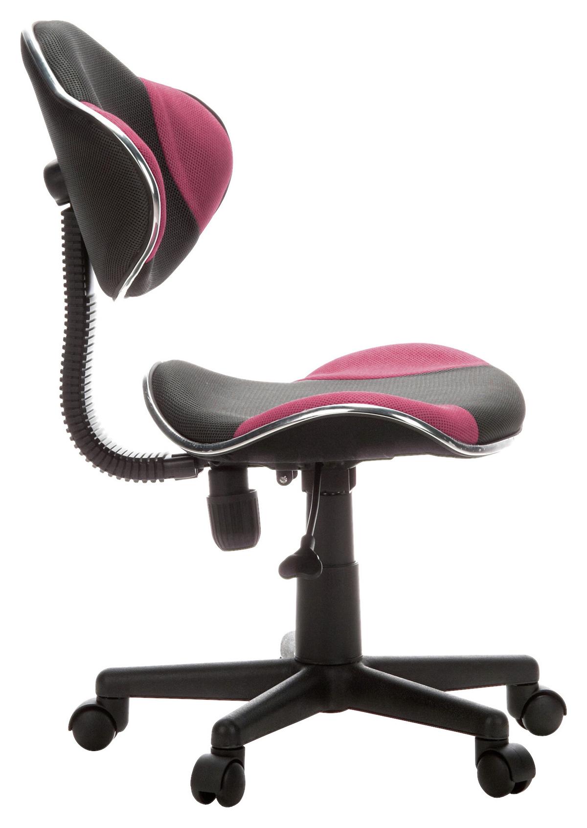 Jugenddrehstuhl Kiddy Gti 2 Pink/ Grau - Pink/Grau, Basics, Kunststoff (45/86-101/42cm) - MID.YOU
