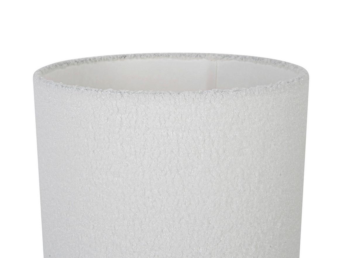 Tischleuchte Ston Grau/Schwarz max. 40 Watt - bílá/přírodní barvy, Moderní, kov/textil (28/44cm) - Mömax