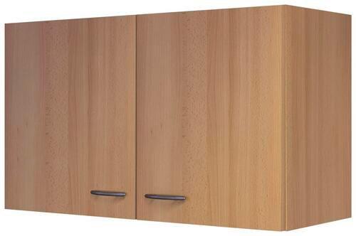 Küchenoberschrank Nano 100 cm Buche Dekor 2 Drehtüren