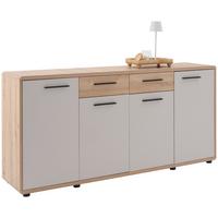 Kommode Fontana Plus,b:174,4cm Artisan Eiche Dekor/kaschmir - Kaschmir/Eiche Artisan, MODERN, Holzwerkstoff (174,4/87,2/40cm)