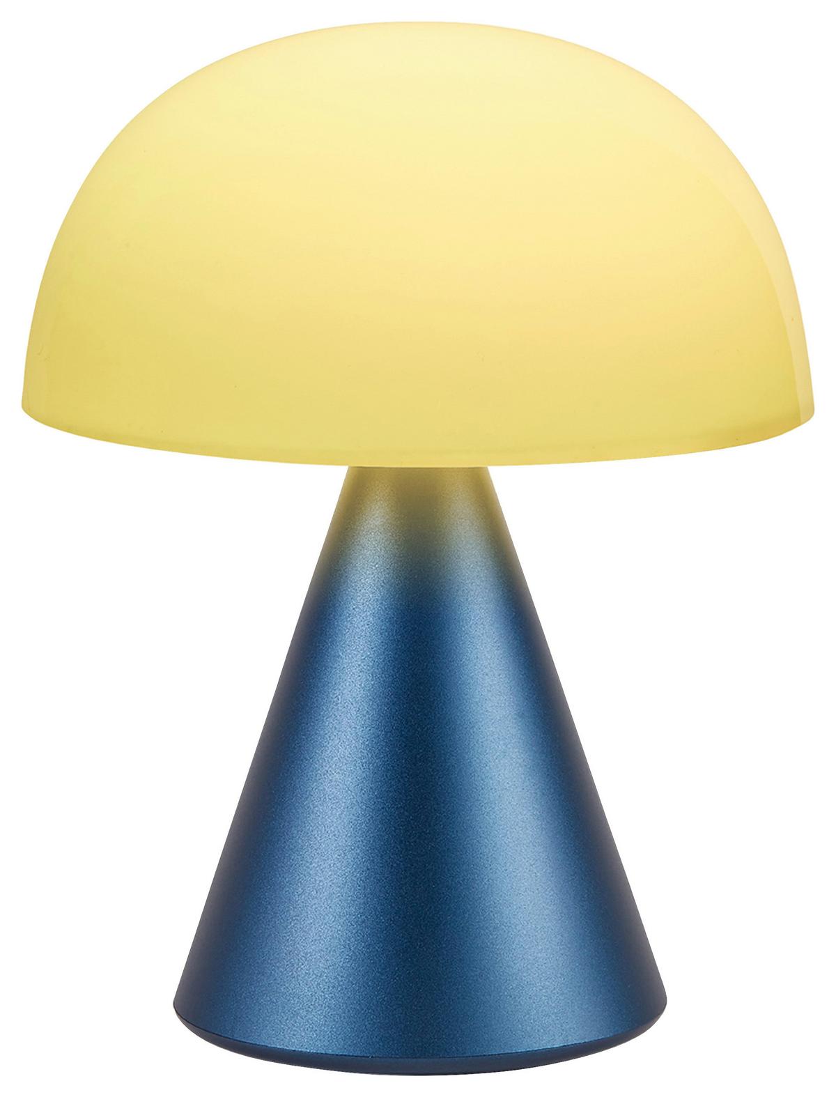 Akku-tischleuchte Lexon Mina L - Dunkelblau, Design, Kunststoff/Metall (14/17/14cm)