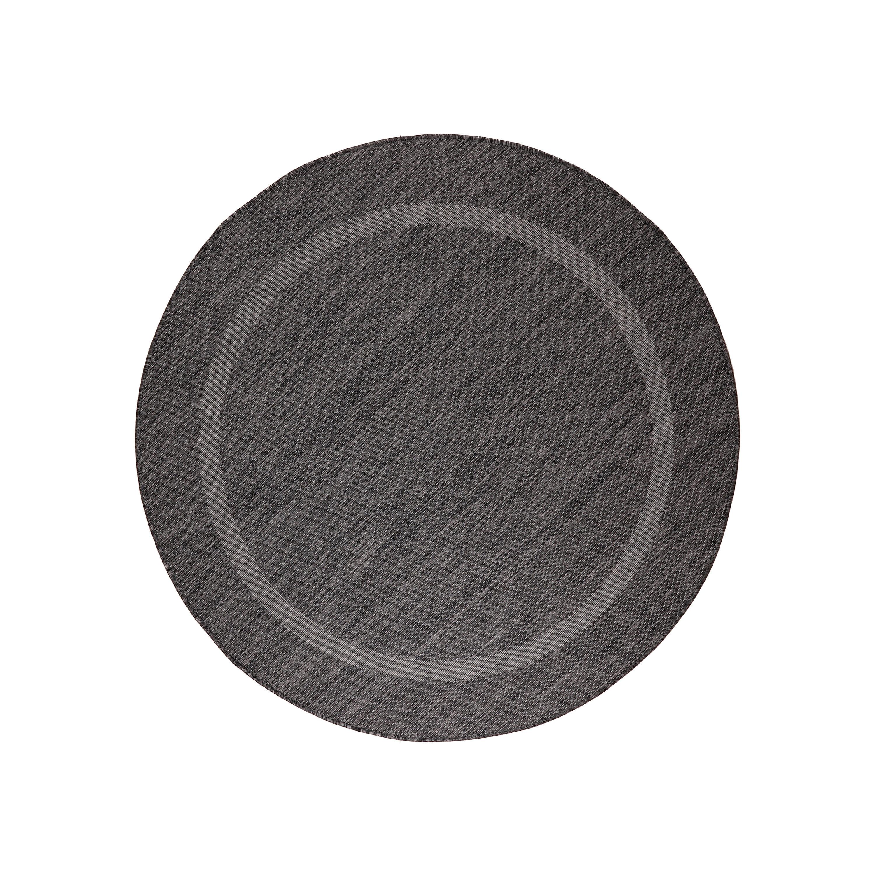 Flachwebteppich Relax - Schwarz, Basics, Textil (160cm) - Novel