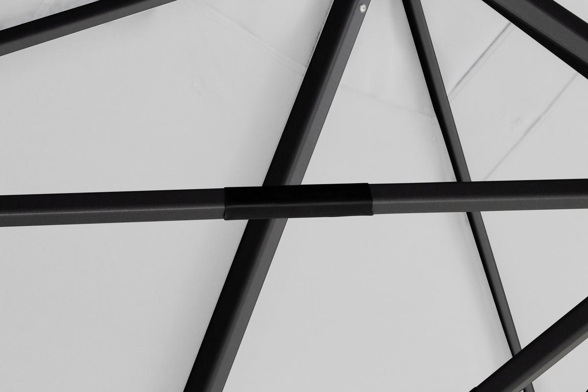 Ampelschirm Sunset N+ BxHxT 350x 252x260 cm Anthrazit/Grau - Anthrazit/Grau, KONVENTIONELL, Textil/Metall (350/260cm) - Siena Garden