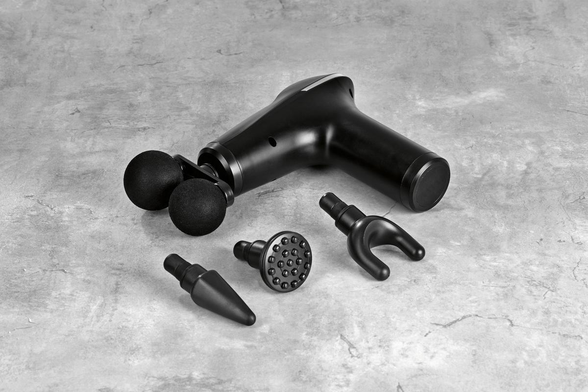 Massagepistole 14542 - Schwarz, Basics, Kunststoff/Metall (14,5/5,2/14,5cm)