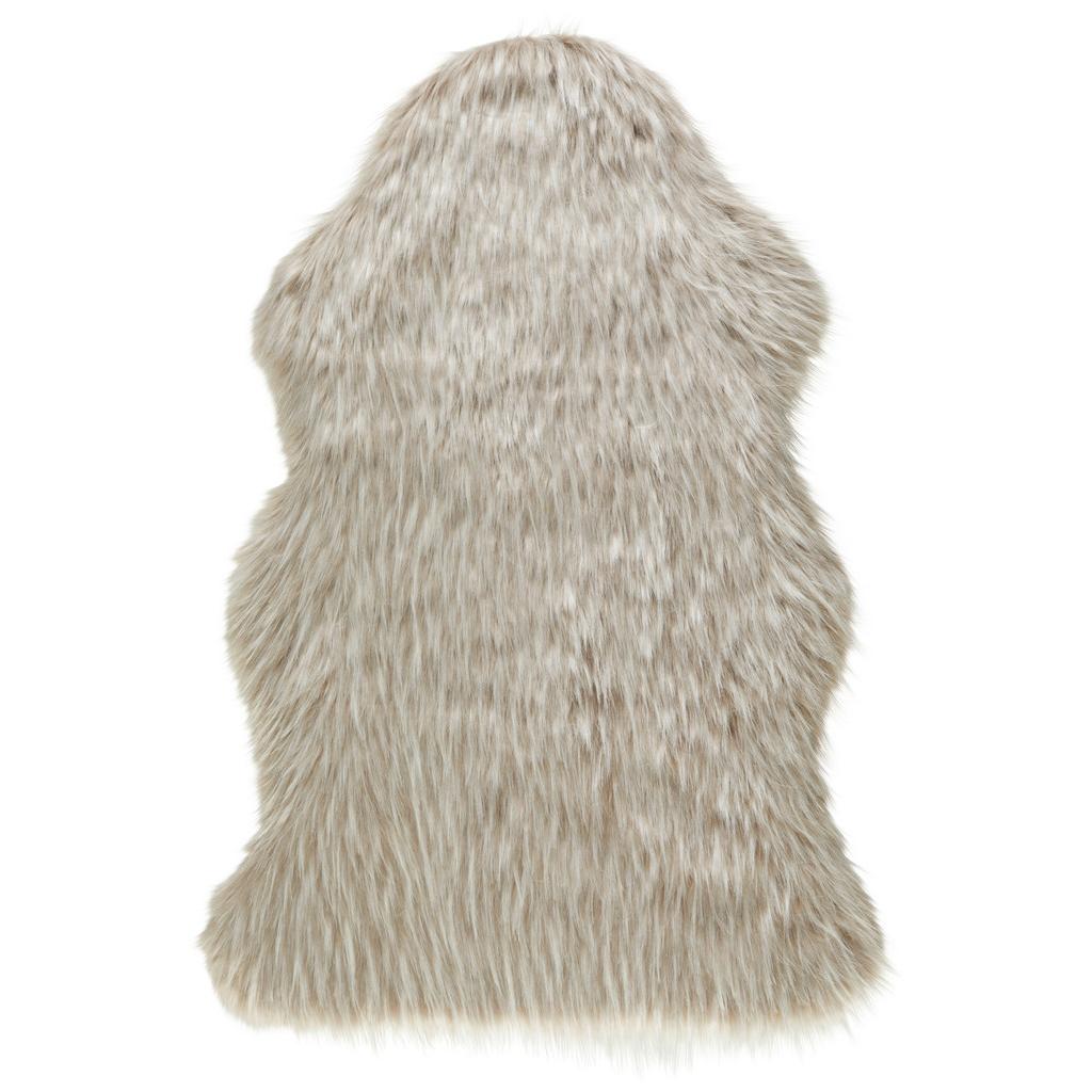 KUNSTFELL Taupe. Polyester