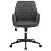Drehstuhl Knox - Anthrazit/Schwarz, KONVENTIONELL, Textil/Metall (57/87/52cm) - MID.YOU