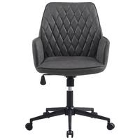 Drehstuhl Knox - Anthrazit/Schwarz, KONVENTIONELL, Textil/Metall (57/87/52cm) - MID.YOU