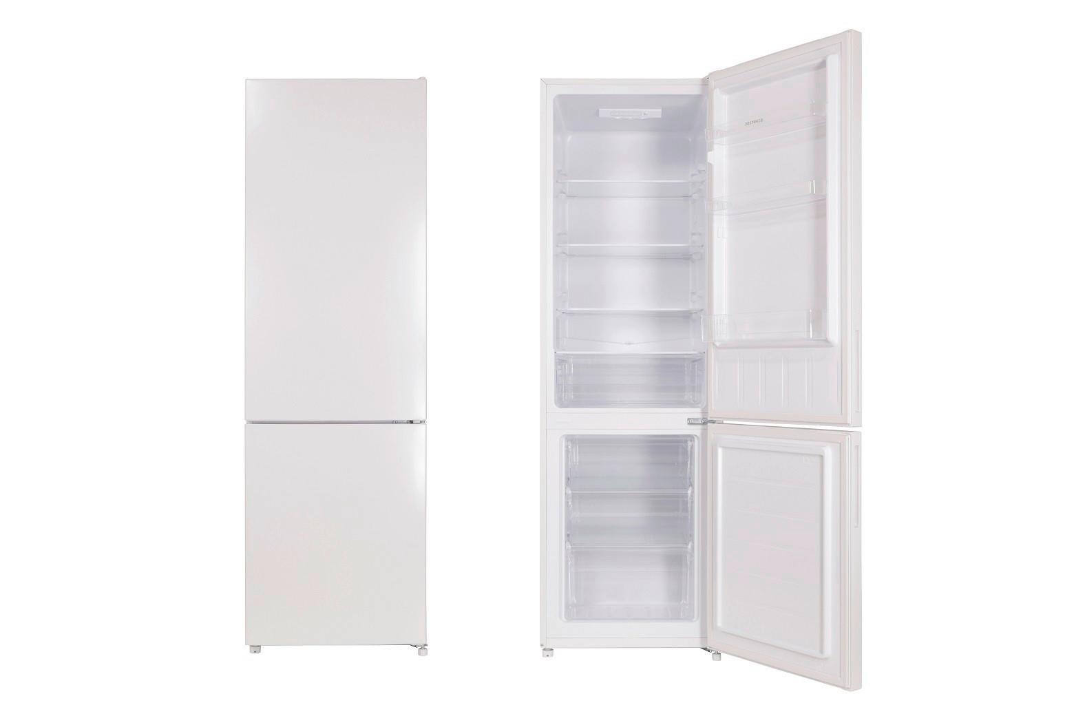 Kühl-Gefrier-Kombination Gotland Weiß 187 L - Weiß, Basics, Glas/Kunststoff (54/176/55cm) - Respekta