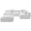 Ecksofa Bloom - Weiß, Trend, Textil (315/235cm) - Livetastic
