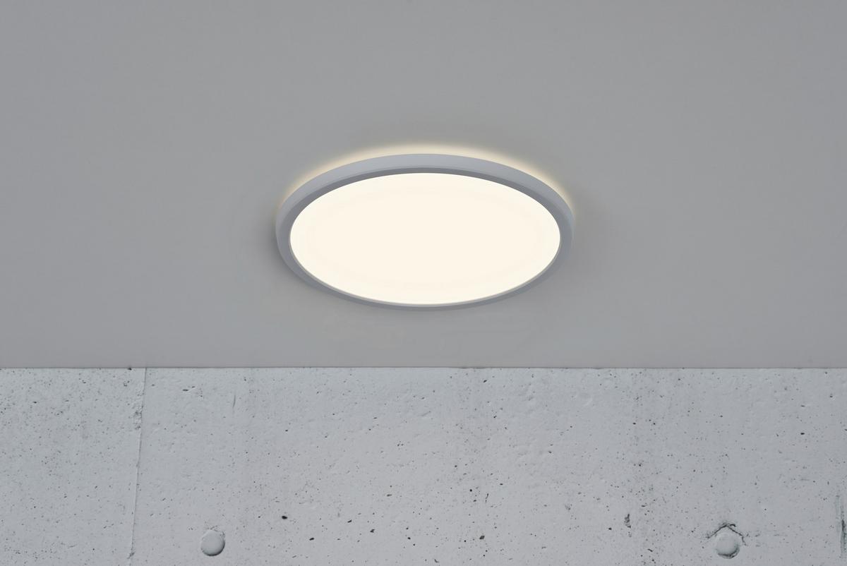 Deckenleuchte Oja Weiß D: 29,4 cm - Weiß, KONVENTIONELL, Kunststoff (29,4/3,8cm) - Nordlux
