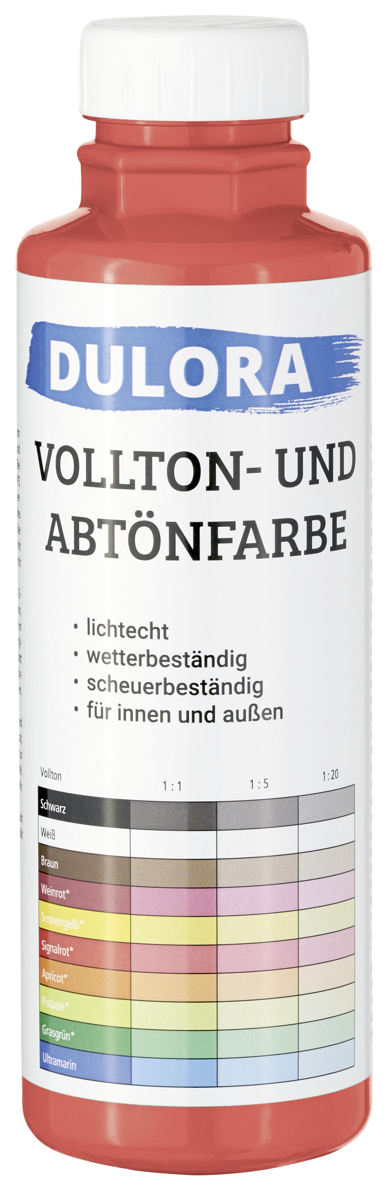 Abtönfarbe Dulora 500ml Signalrot