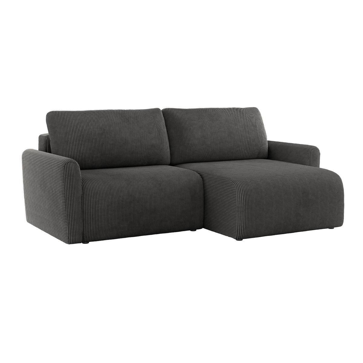 Ecksofa Josh Grau S: 229x146 Cm - Grau, Trend, Textil (229/146cm)