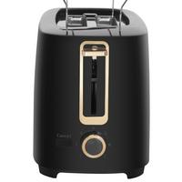 Toaster Finja Mit 7 Bräunungsgraden - Goldfarben/Schwarz, KONVENTIONELL, Kunststoff (21,3/13,8/23,1cm) - Bono