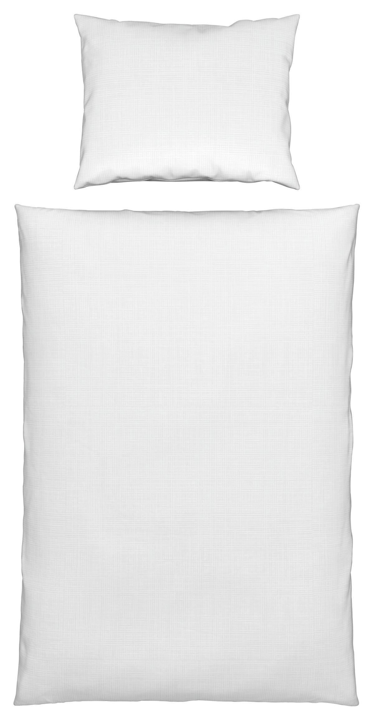 Povlečení Melania, 140/200cm, bílá - bílá, Lifestyle, textil (140/200cm) - Modern Living
