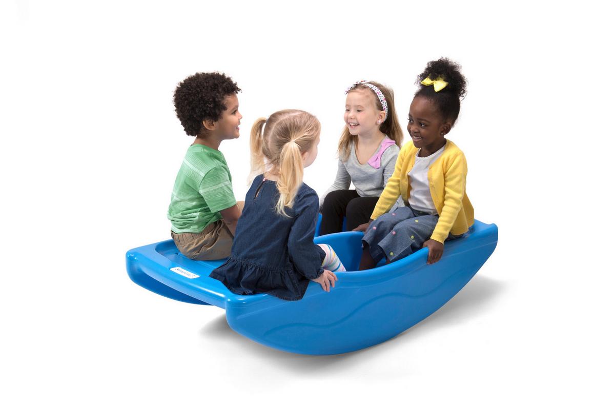 Wippe Simplay 3 2-in-1 Blau Kunststoff, Ab 2 J, Outdoor - Blau, Basics, Kunststoff (119,4/59,7/29,2cm)