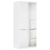 Kleiderschrank Max - Weiß Hochglanz/Weiß, KONVENTIONELL, Holzwerkstoff (91/210/54cm) - James Wood