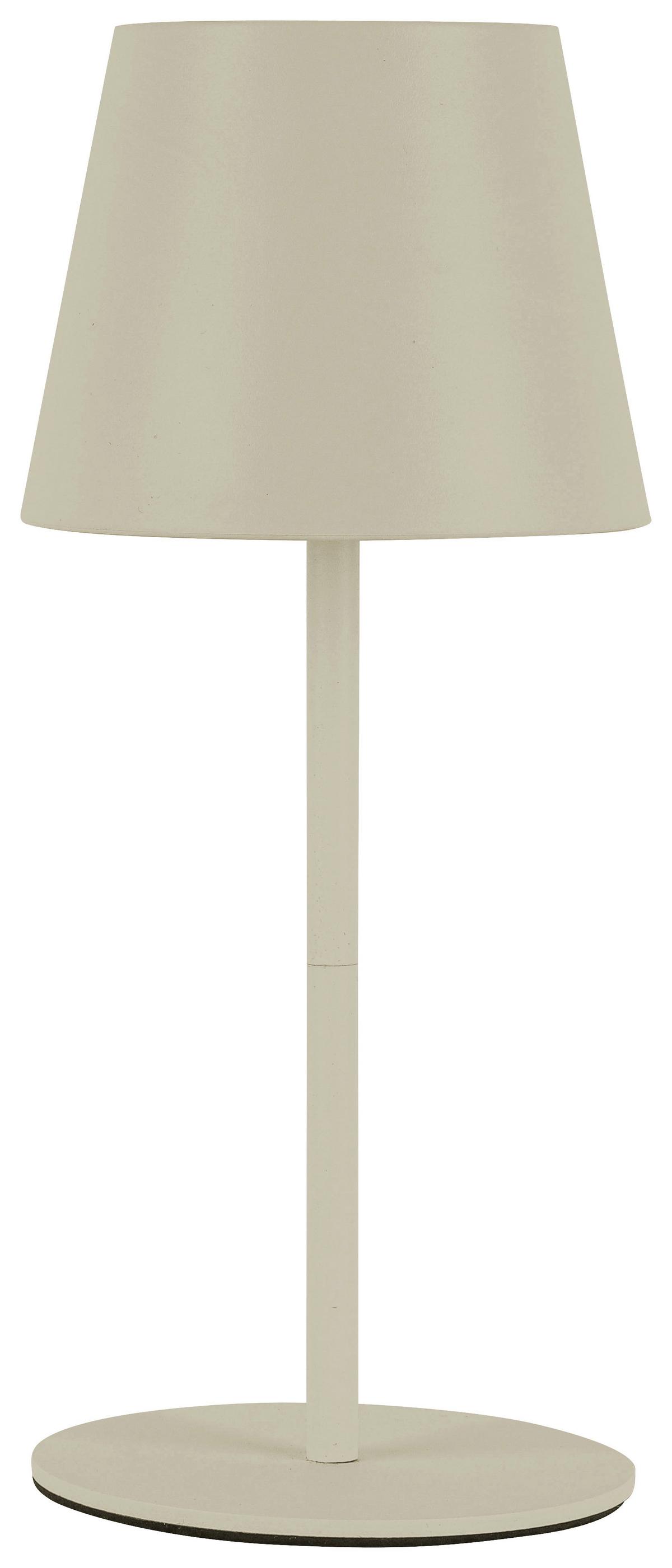 STOLNÍ LAMPA NA BATERIE NOEMI - pískové barvy, Konvenční, kov/plast (10,5/17-36cm) - Mömax