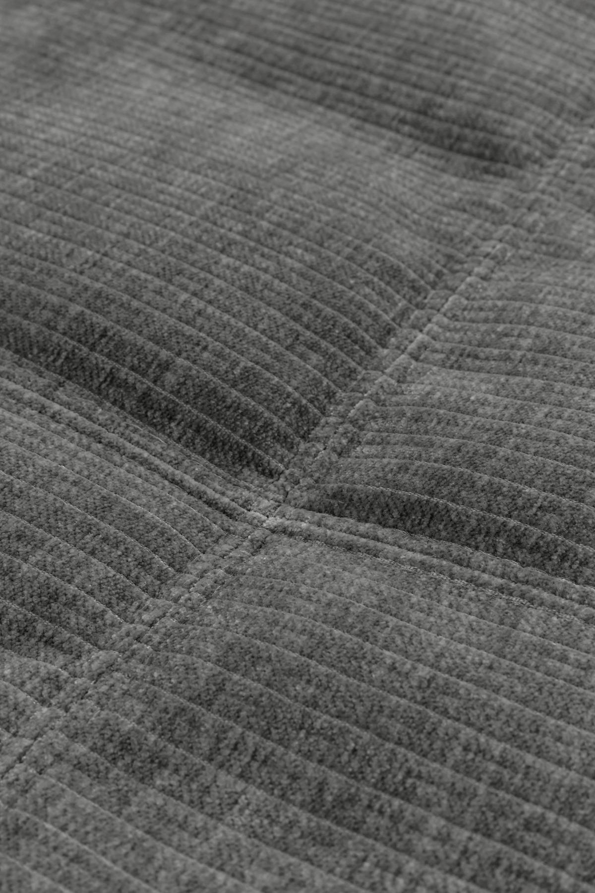 Bigsofa Be Comfy - Dunkelgrau/Schwarz, MODERN, Textil (264/83/126cm) - Trendmanufaktur