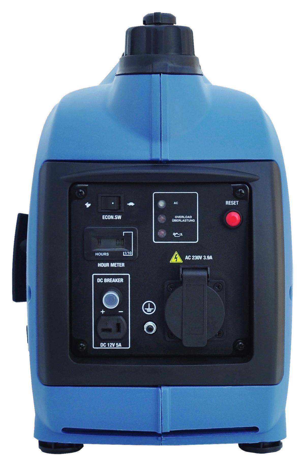 Stromerzeuger Hy1000si D Tragbar, Benzin, 4 Takt Motor - Blau, KONVENTIONELL, Kunststoff (45,1/38/24,2cm) - Hyundai