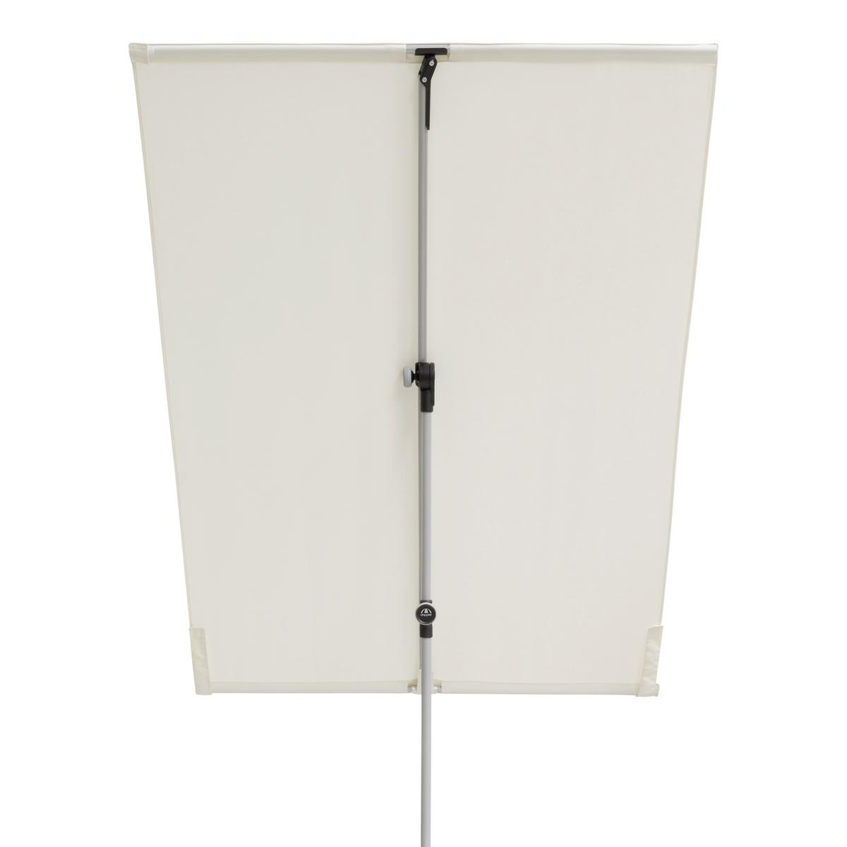 Sonnenschirm Active B/h/t: 180x270x130cm Naturfarben - Alufarben/Naturfarben, MODERN, Textil/Metall (180/270/130cm) - Doppler