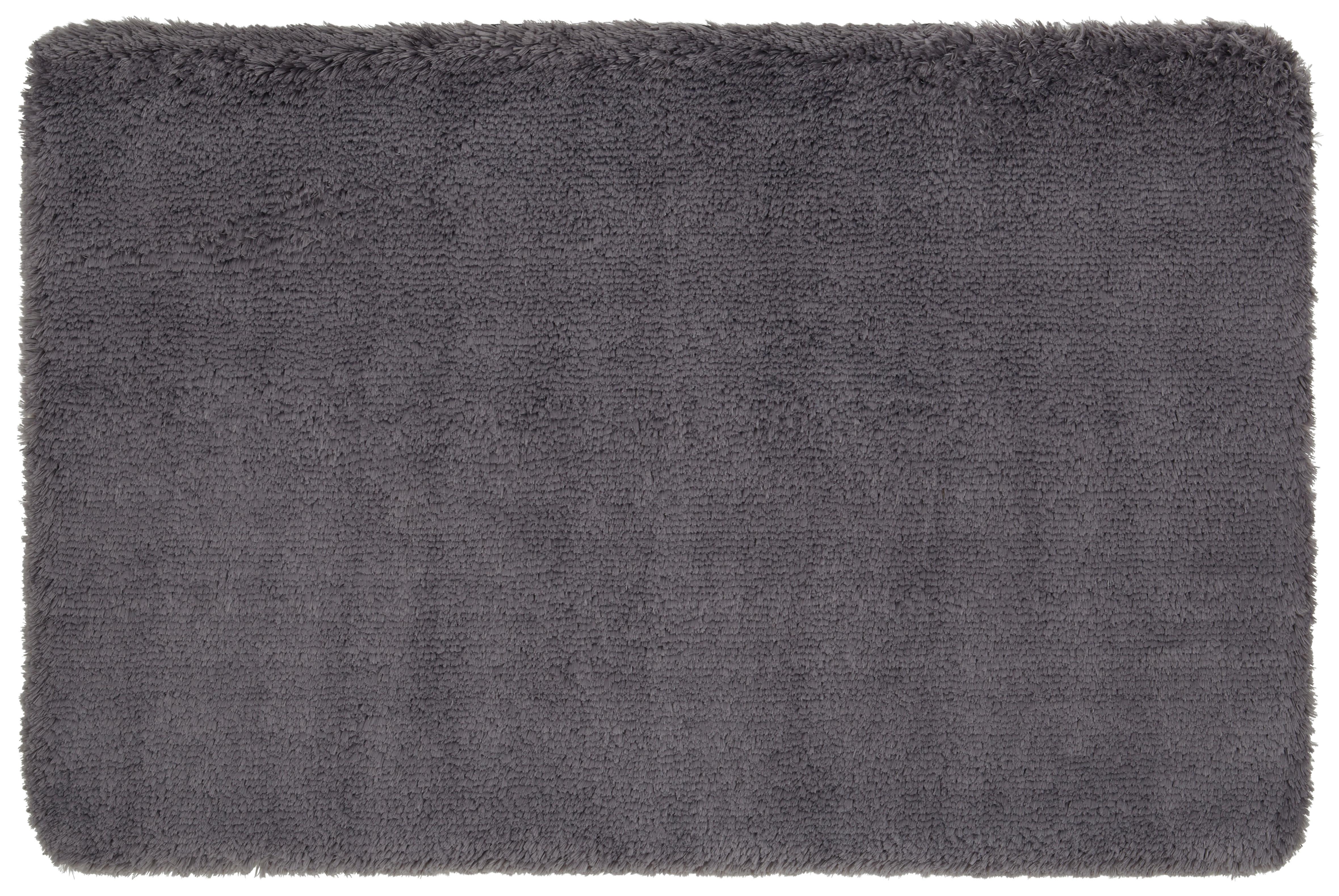 Badematte Asima 70x120 cm Anthrazit Rutschhemmend - Anthrazit, MODERN, Textil (70/120cm) - Luca Bessoni
