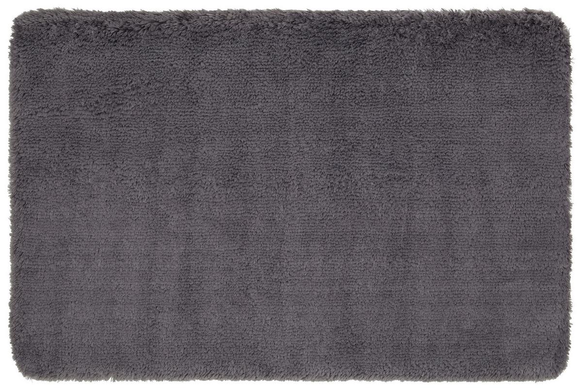 Badematte Asima 70x120 cm Anthrazit Rutschhemmend - Anthrazit, MODERN, Textil (70/120cm) - Luca Bessoni