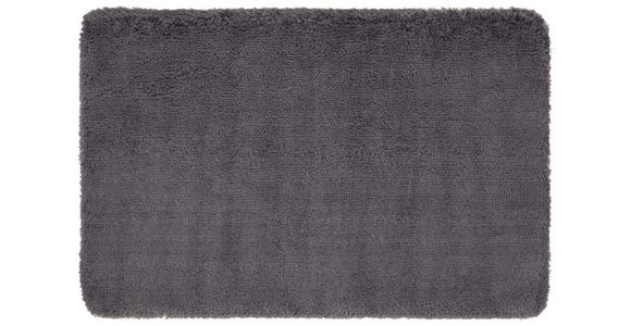 Badematte Asima 70x120 cm Anthrazit Rutschhemmend - Anthrazit, MODERN, Textil (70/120cm) - Luca Bessoni