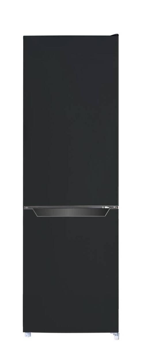 Kühl-Gefrierkombination Savo Schwarz 48+109 L - Schwarz, Trend, Glas/Kunststoff (47,4/144/49,5cm) - Respekta