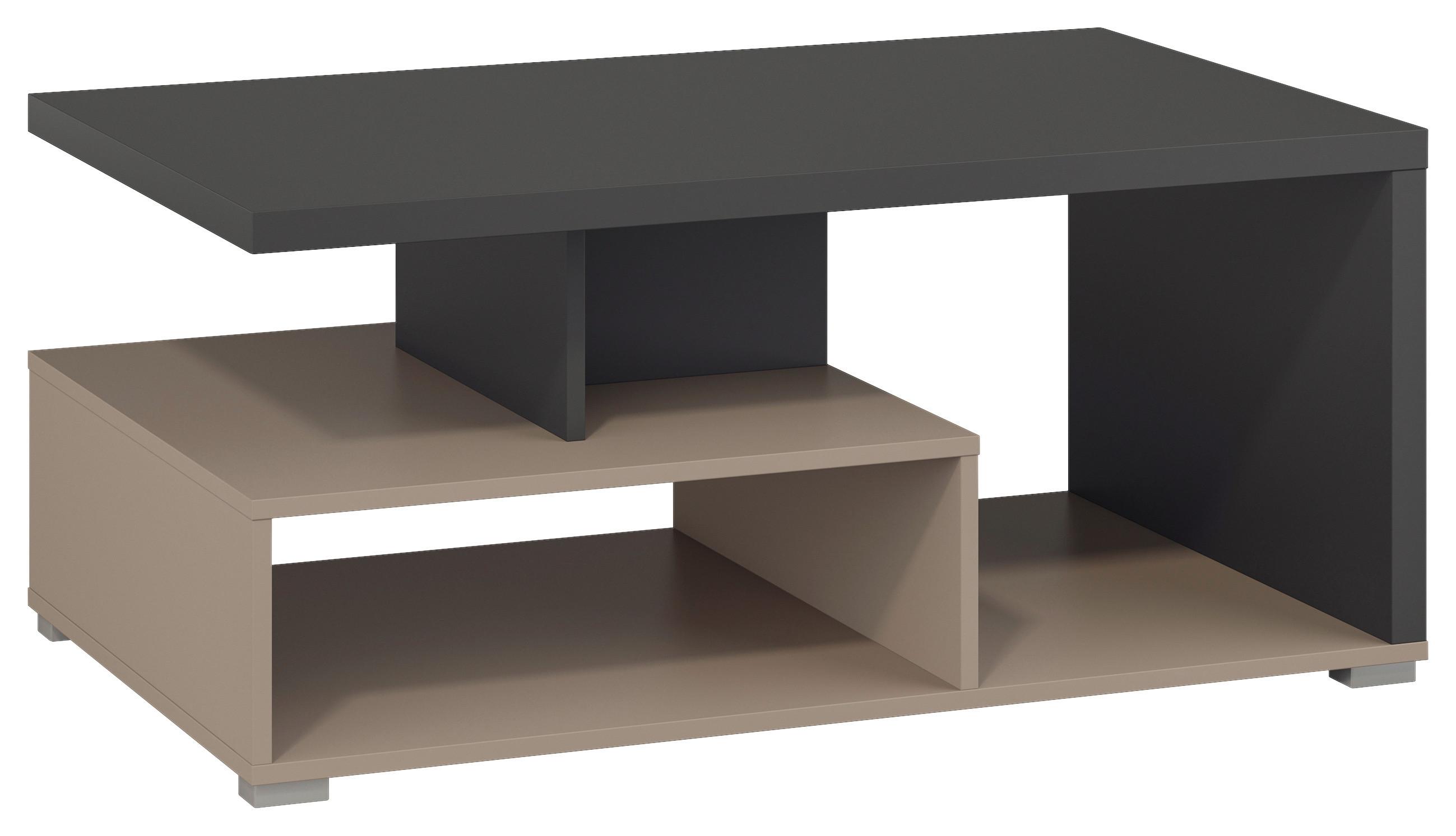 Dohányzóasztal Serio - homokszínű/antracit, Basics