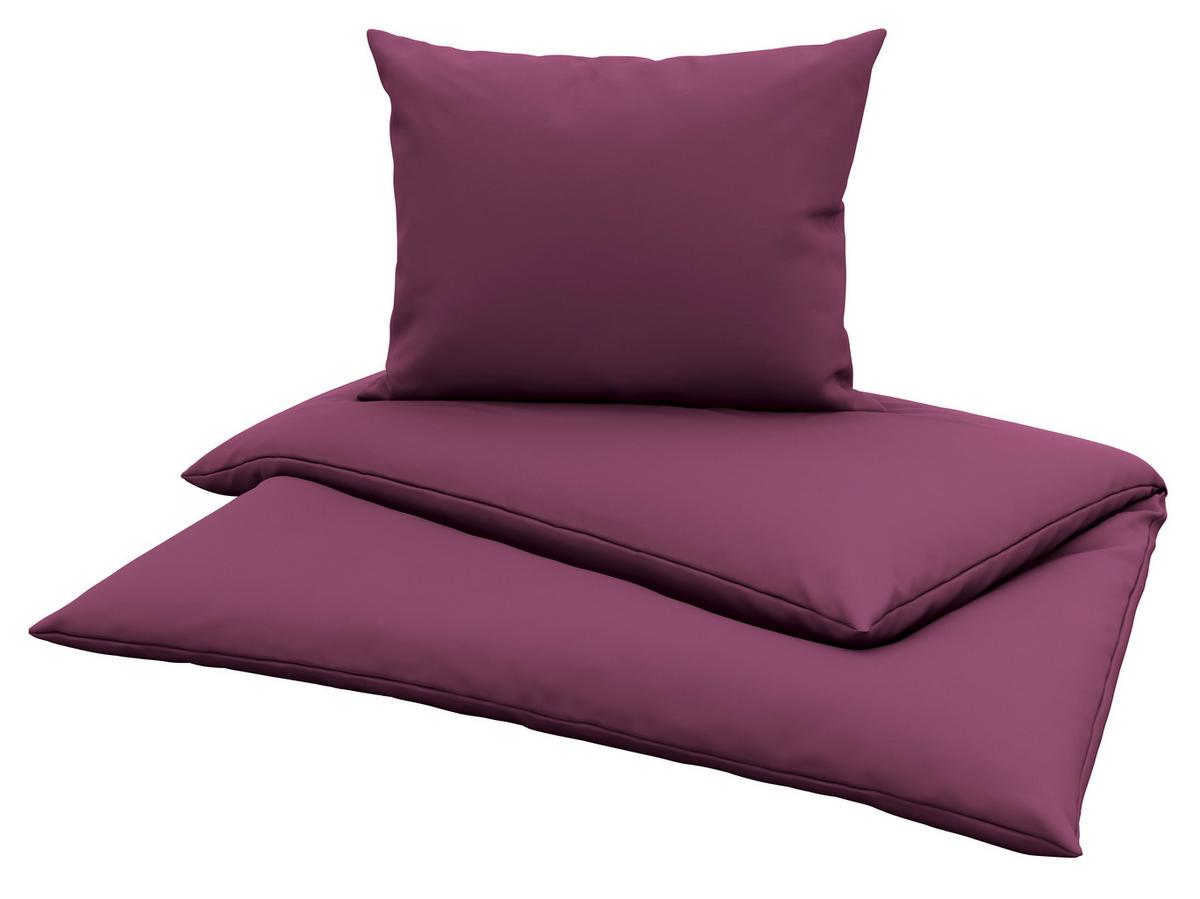 Bettwäsche Alesund - Beere, MODERN, Textil - Luca Bessoni