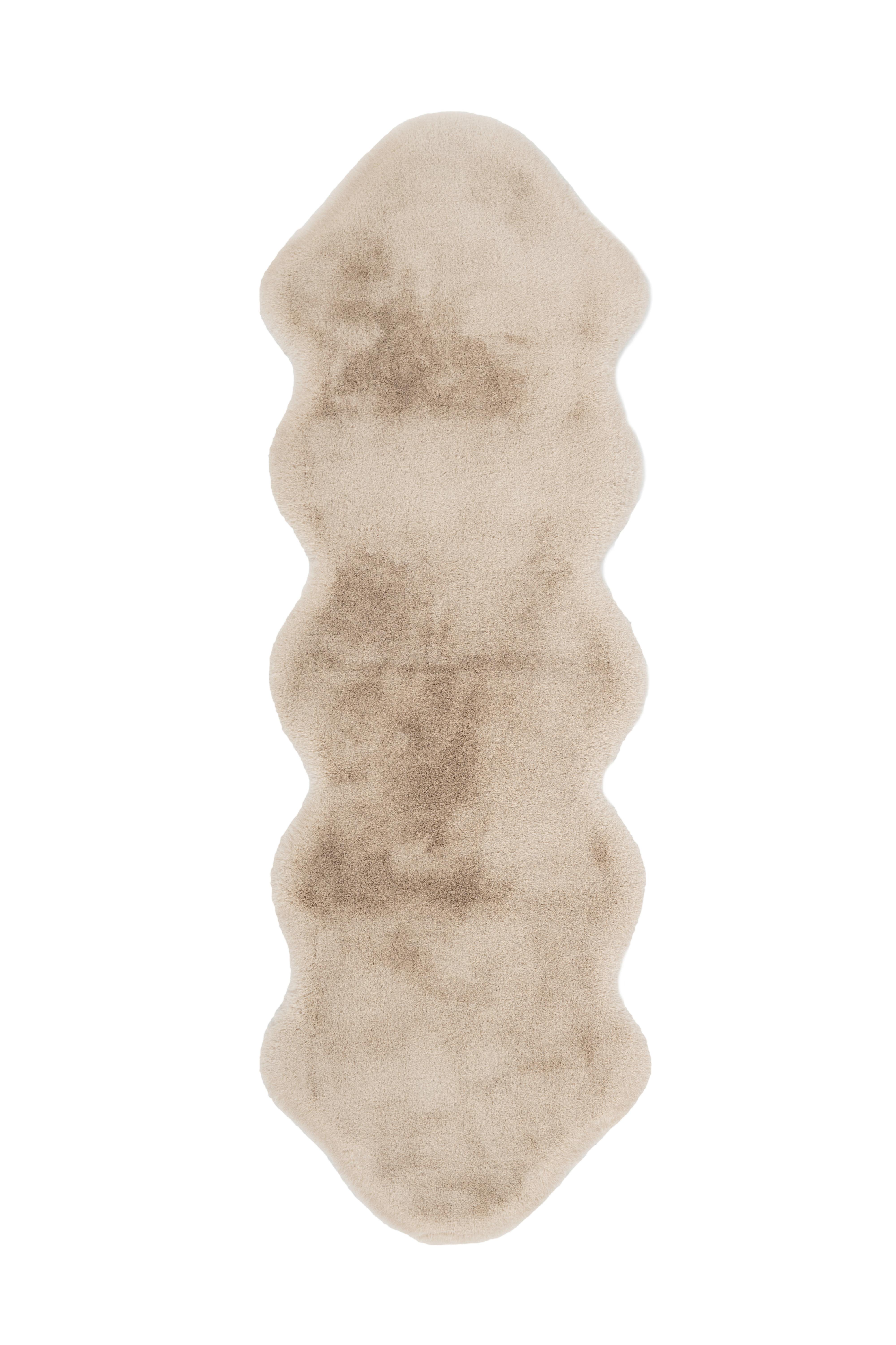 Kunstfell Rabbit Creme 60x180 cm Textil - Creme, Trend, Textil (60/180cm) - Kayoom