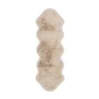 Kunstfell Rabbit Creme 60x180 cm Textil - Creme, Trend, Textil (60/180cm) - Kayoom