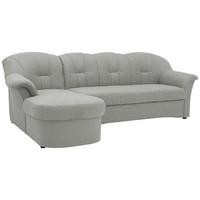 Ecksofa Papenburg Silberfarben - Silberfarben/Schwarz, KONVENTIONELL, Textil (142/233cm) - MID.YOU