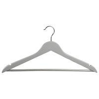 Kleiderbügel Set Grau B: 44,5 cm - Grau, Basics, Holz (44.5/1.2cm) - Kesper