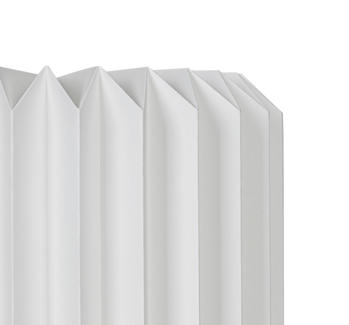 STOLNÁ LAMPA OLGA - biela, Modern, plast/papier (20/20/25cm) - Mömax