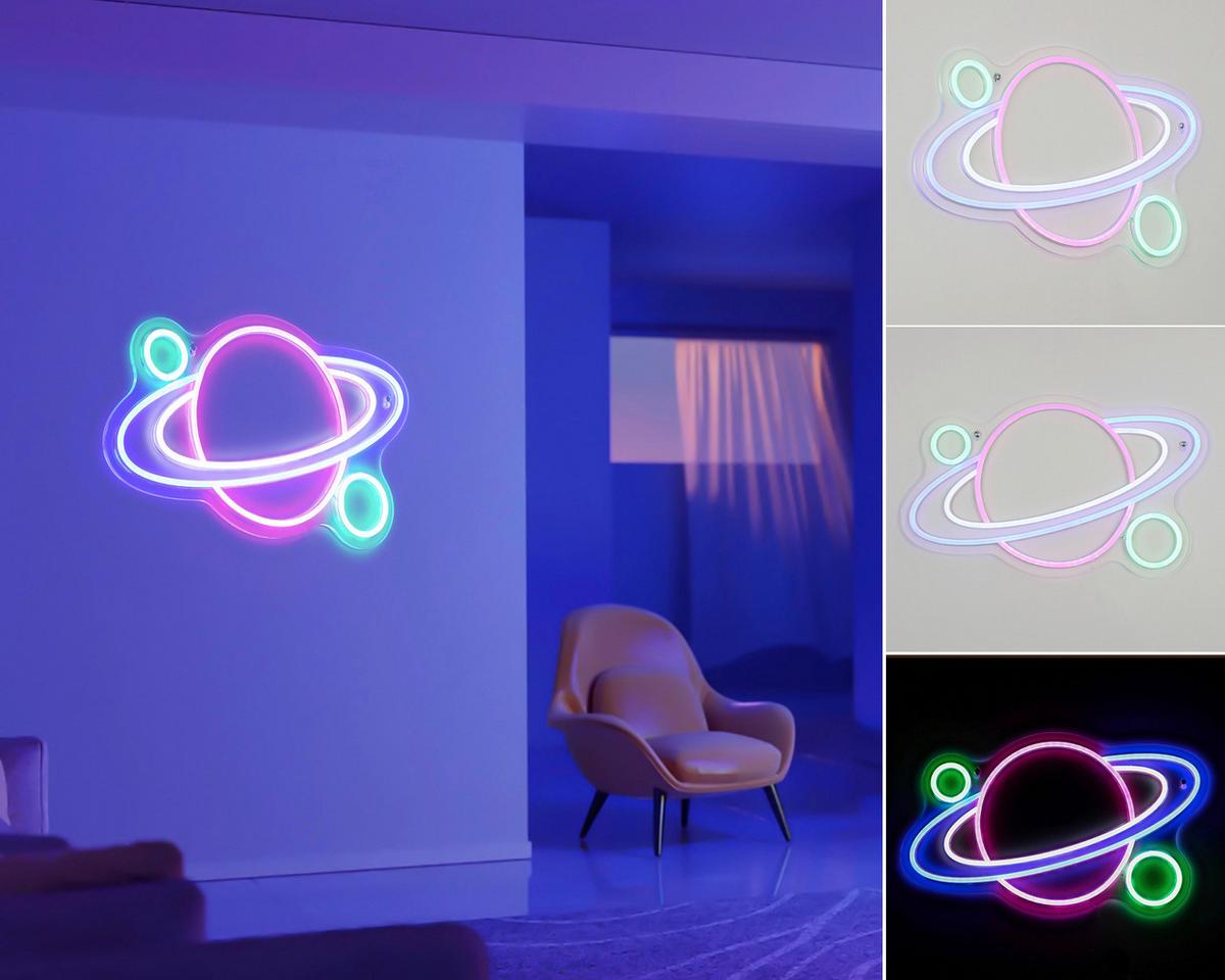 DEKORAČNÍ LED SVÍTIDLO ERDIO - bílá/průhledné, Moderní, plast (40/26/1cm) - Mömax