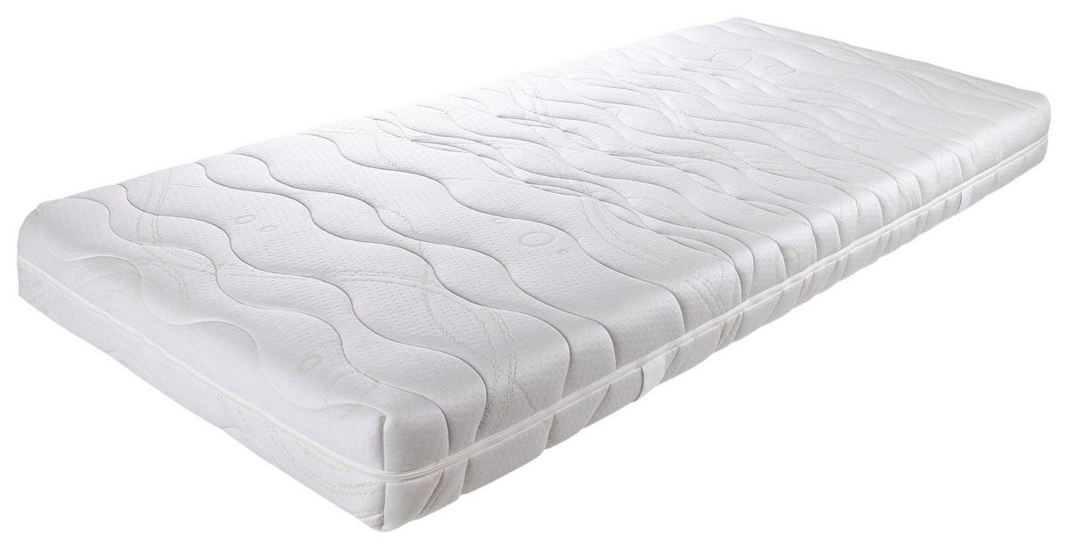 Kaltschaummatratze Llq 100x200 cm H2 H: 18 cm - Weiß, Basics, Textil (100/200cm) - Breckle