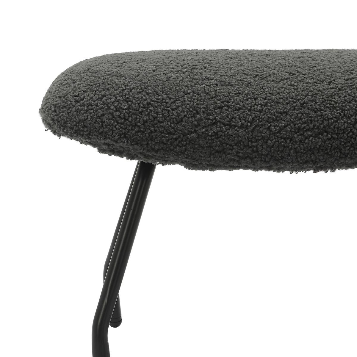 Sesselset Anthrazit B: 79 Cm - Anthrazit/Schwarz, MODERN, Textil (79/103/82cm) - Livetastic