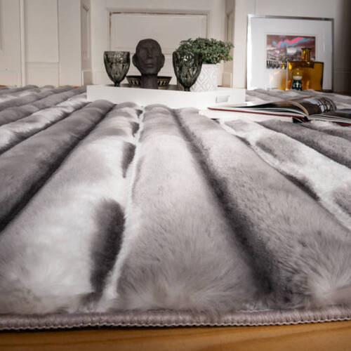 Fellteppich My Waves 305 - Taupe, Basics, Textil (40/60cm) - Obsession
