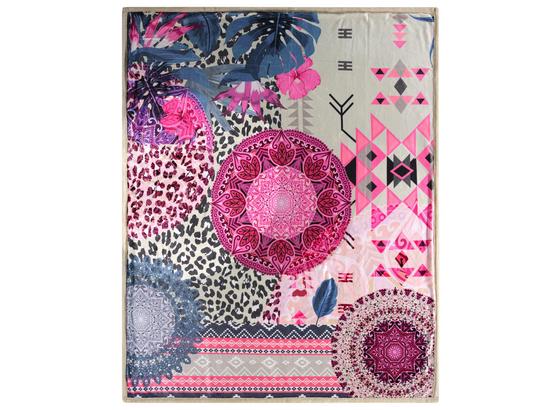 Kuscheldecke Allison - Sandfarben/Multicolor, Textil (130/160cm) Kuscheldecke Allison - Sandfarben/Multicolor, Textil (130/160cm)