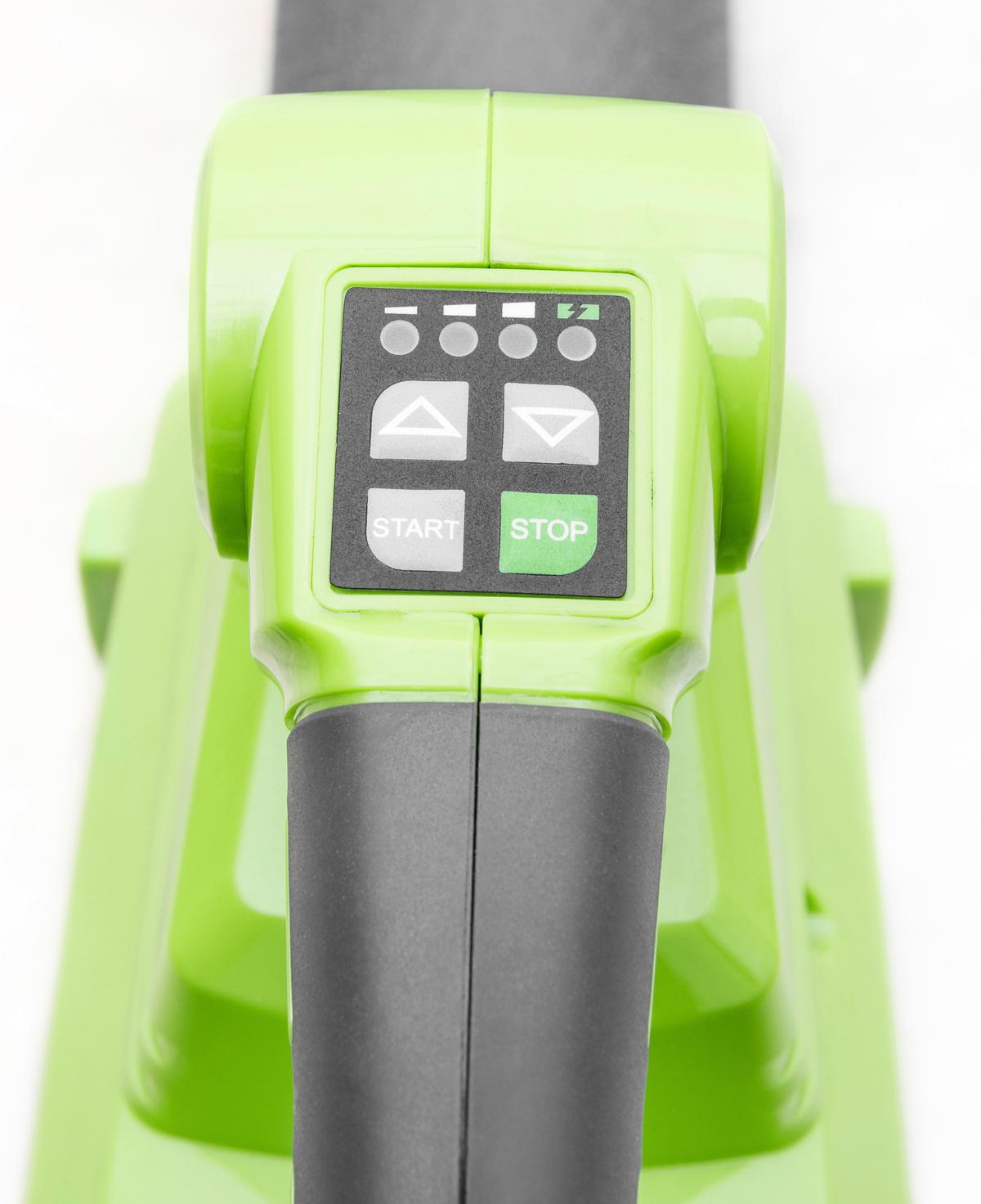 Laubbläser ZI-LBR40V-Akku Kabellos Akkubetrieb - Schwarz/Grün, MODERN, Metall - Zipper