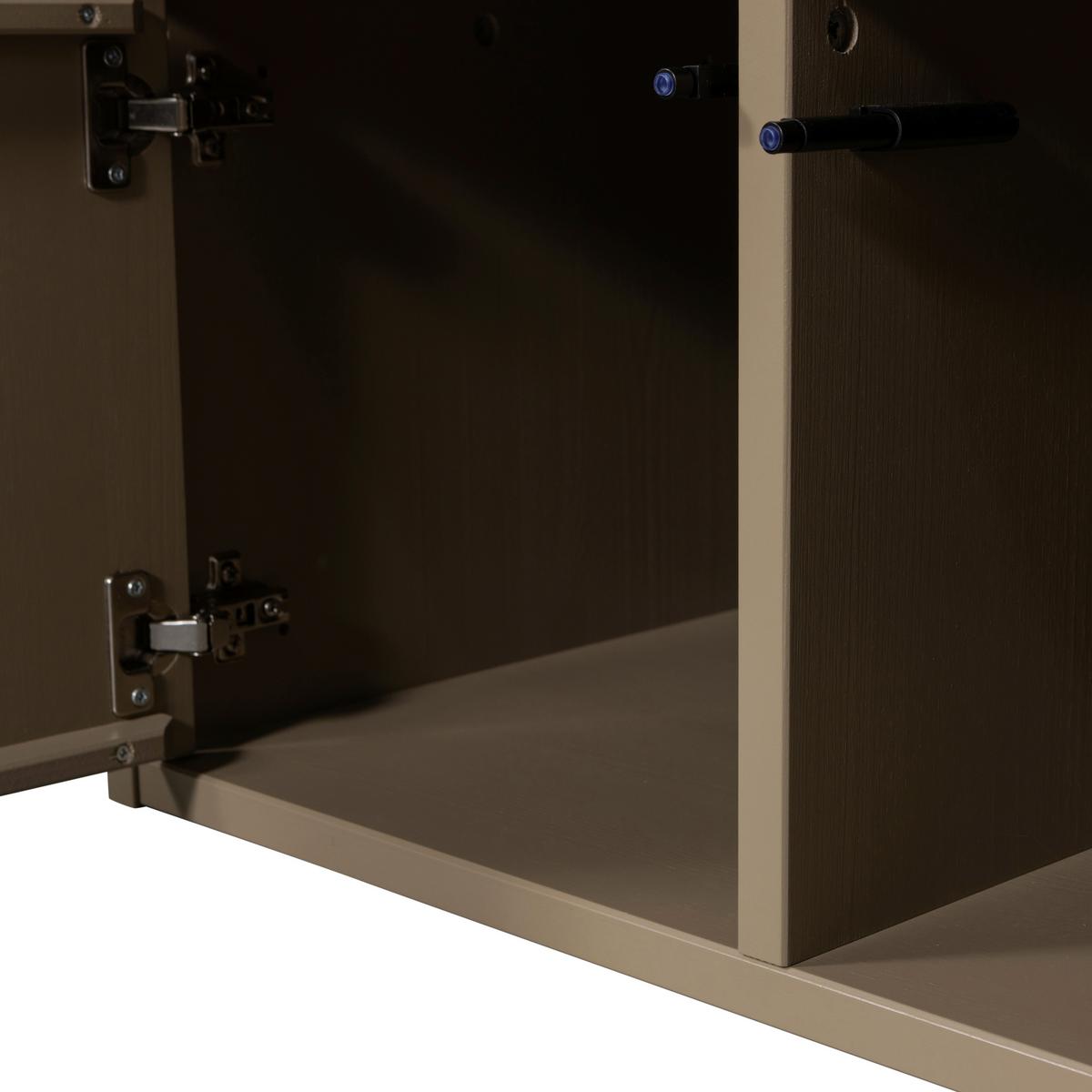 Garderobenbank Turner Schlammfarben B: 80 cm - Schlammfarben, Design, Holz (80/39/44cm) - Livetastic